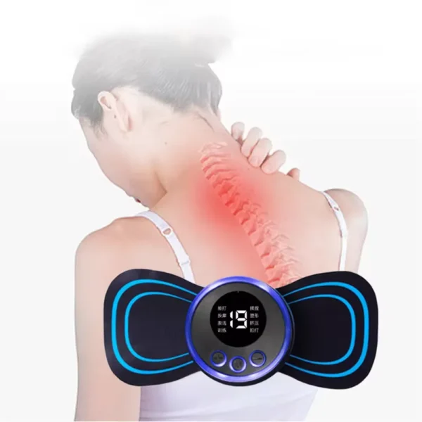 Mini Body Massager Pulse Neck Pain Relief EMS Butterfly Body Massager Men & Women