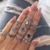 15-Piece Vintage Ring Set: Elevate Your Fashion Game