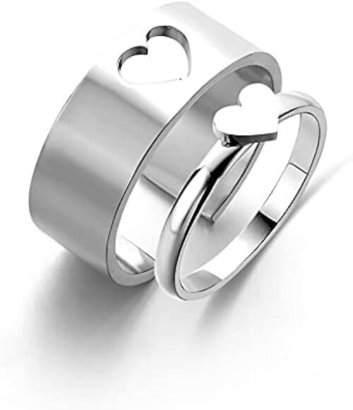 31lqaKaSS5L._AC_UY1100_ Heart-Shaped Rings: Trendy Picks for Couples and Girls