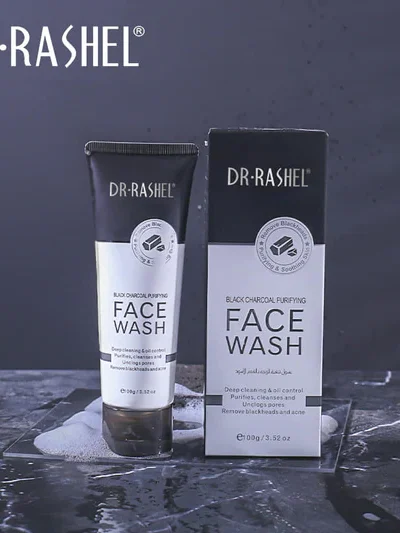Dr.Rashel Black Charcoal Purifying Face Wash