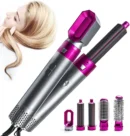 5 In 1 Hair Dryer Straightener Curler Electric Hair Comb Hair Curling Wand Detachable Brush