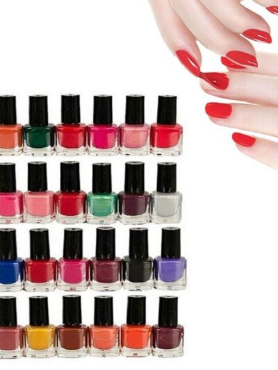 pack of 12 peel off nail paints