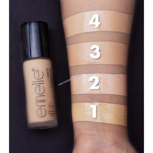 Emelie Water Proof Vitamin E& A Foundation