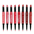 Heng Fang 2-in-1 Matte Lipstick and Lip Liner Combo: Set of 8