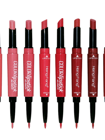 Heng Fang 2-in-1 Matte Lipstick and Lip Liner Combo: Set of 8