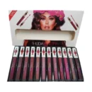 Huda Beauty 12 Pcs Liquid Matte Lipsticks Set