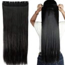"Straight Hair Extension with Extended Length: Effortless Elegance"