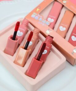 Heng Fang Matte Lip Gloss Trio: 3-Piece Liquid Lipstick Set