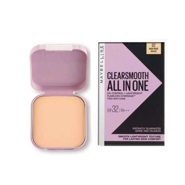 Maybelline New York Clear Smooth All In One Powder Foundation | Shehe.pk