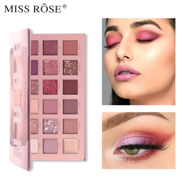 Miss Rose 18 Color Nude Eyeshadow Palette