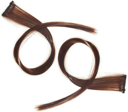 6 pieces single clip hair extension for girls