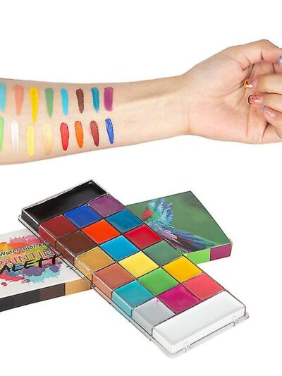 20 Colors Body Face Paint Makeup Palette