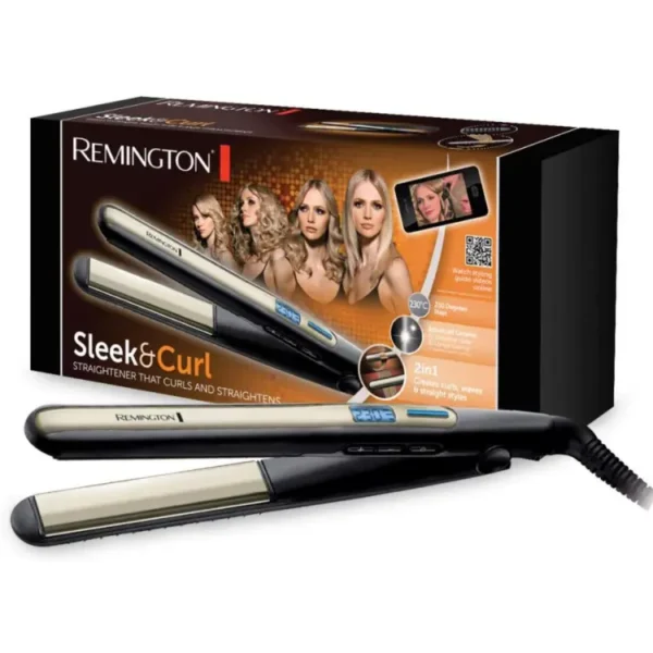  Remington Hair Straightener Sleek & Curl S6500