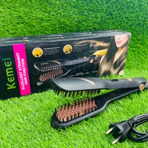 Kemei KM-785 Brush Hair Straightener
