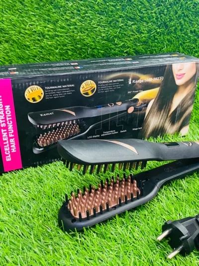 Kemei KM-785 Brush Hair Straightener