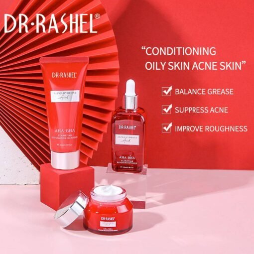Dr. RASHEL AHA BHA Miracle Renewal Skin Care Set Facial Care Kit 