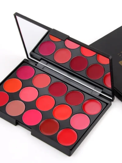 Miss Rose 15 Color Lipstick Matte Lip Cream Palette