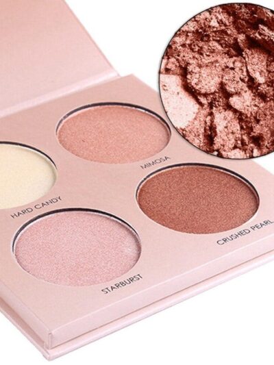 MISS ROSE 4 Color Highlighter Palette
