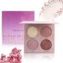 MISS ROSE 4 Color Highlighter Palette