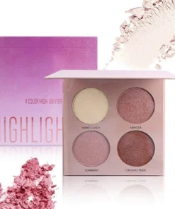 MISS ROSE 4 Color Highlighter Palette