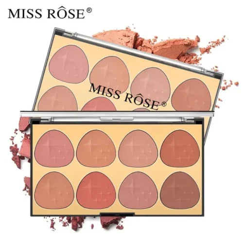 blusher-shehe.pk Miss Rose 8-color blusher