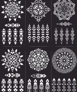 Mehndi Art Design Sheet
