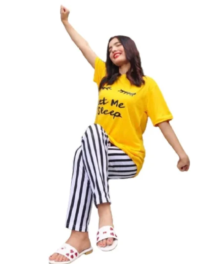 T-Shirt with Pajama girl & Women's Sets