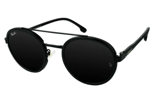 Ray-Ban 5801 Aviator Black Sunglasses Look Sharp & Protect Your Eyes in Style