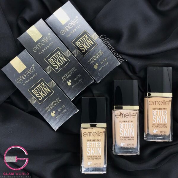 Emelie Super Stay Better Skin Foundation SPF-20 - 40ml