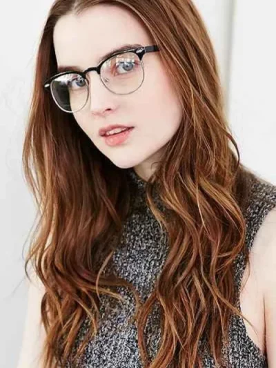Half Frame Wayfarer Glasses for Girls
