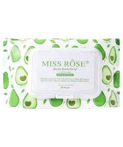 Miss Rose Avocado Beauty Concept Facial Cleansing Wipes