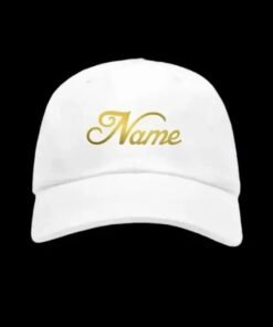 Customized with Golden Name Cap Online Buy