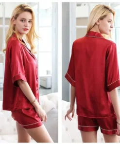 Silk Night Suit Shirt