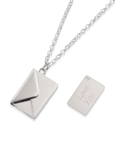 Envelope Love Letter Necklace for Women