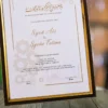 customized nikkah frame