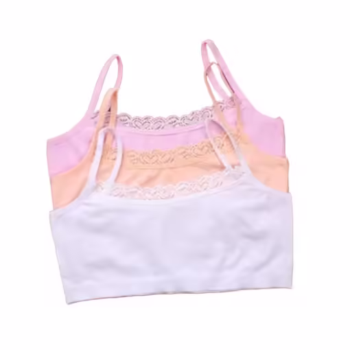 Pack Of 3 Teenage Bras For Kids