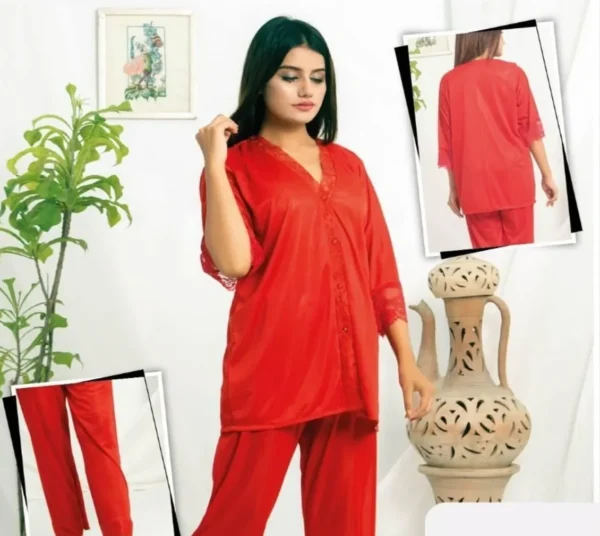 Girl Front Open Night Suits