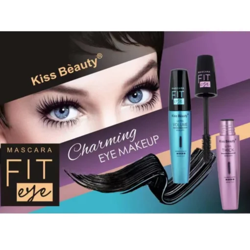 Kiss Beauty Fit Eye Mascara – 24-Hour Smudge-Proof Wear