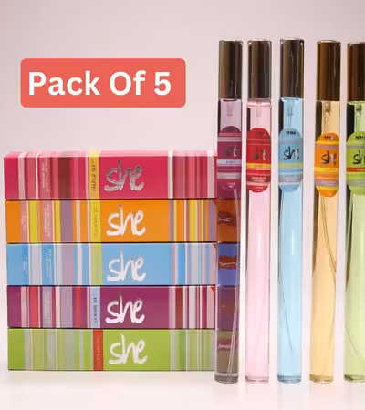 She Perfume (Pack of 5) Deal