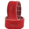 Red velvet glass bangles