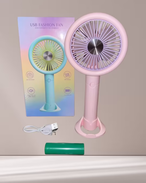 Portable And Compact Design USB Rechargeable Fan Big Size