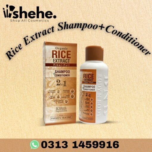 BNB Organic Rice Extract Shampoo + Conditioner